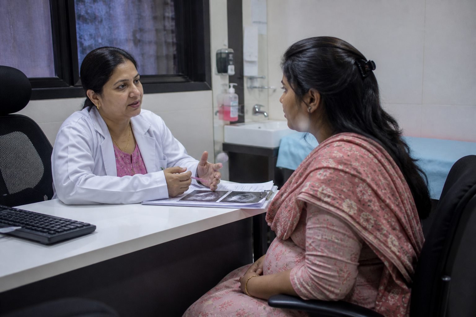 Women's healthcare consultation