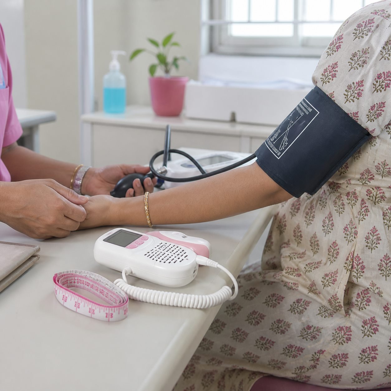 Pregnancy checkup and maternal health assessment